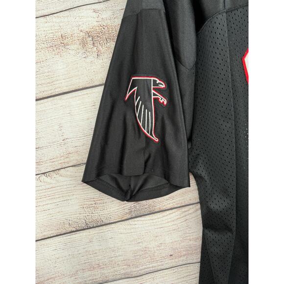 Mitchell & Ness Throwbacks 1990 Deion Sanders Atlanta Falcons Jersey 56 Black - Picture 6 of 12